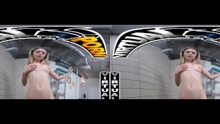 VIRTUAL PORN - Showering With Your StepSister Molly Little #VR