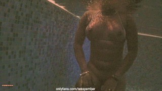 Flashing in a PUBLIC POOL and Fondling with a Stranger UNDERWATER